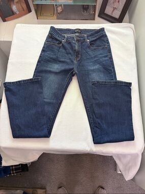 Cowgirl Couture Women’s Straight-Leg Jeans in Deep Blue- 30X32